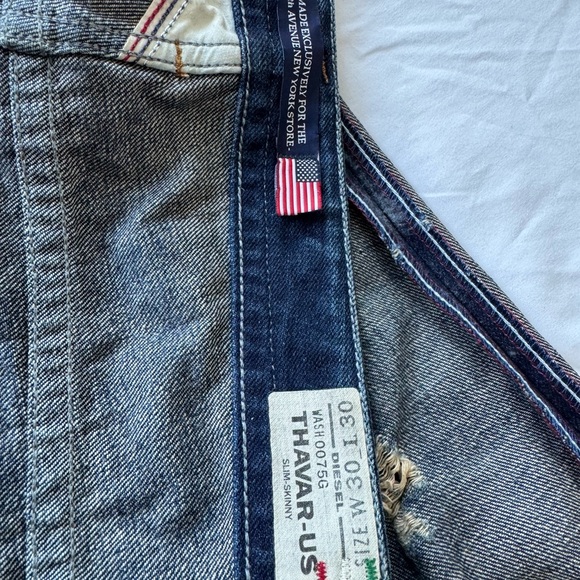 Diesel Thavar US (5th Ave exclusive) Italy 30x32 ((Fits 32) 0075G Slim